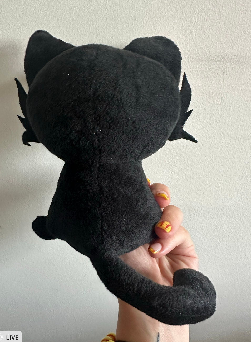 Damon Shadow Demon Cat Plushie