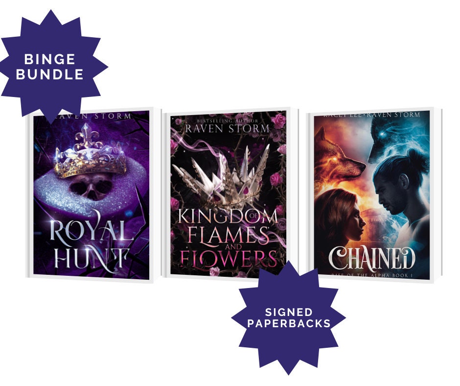 Pick any three paperbacks - Signed Discount Bundle