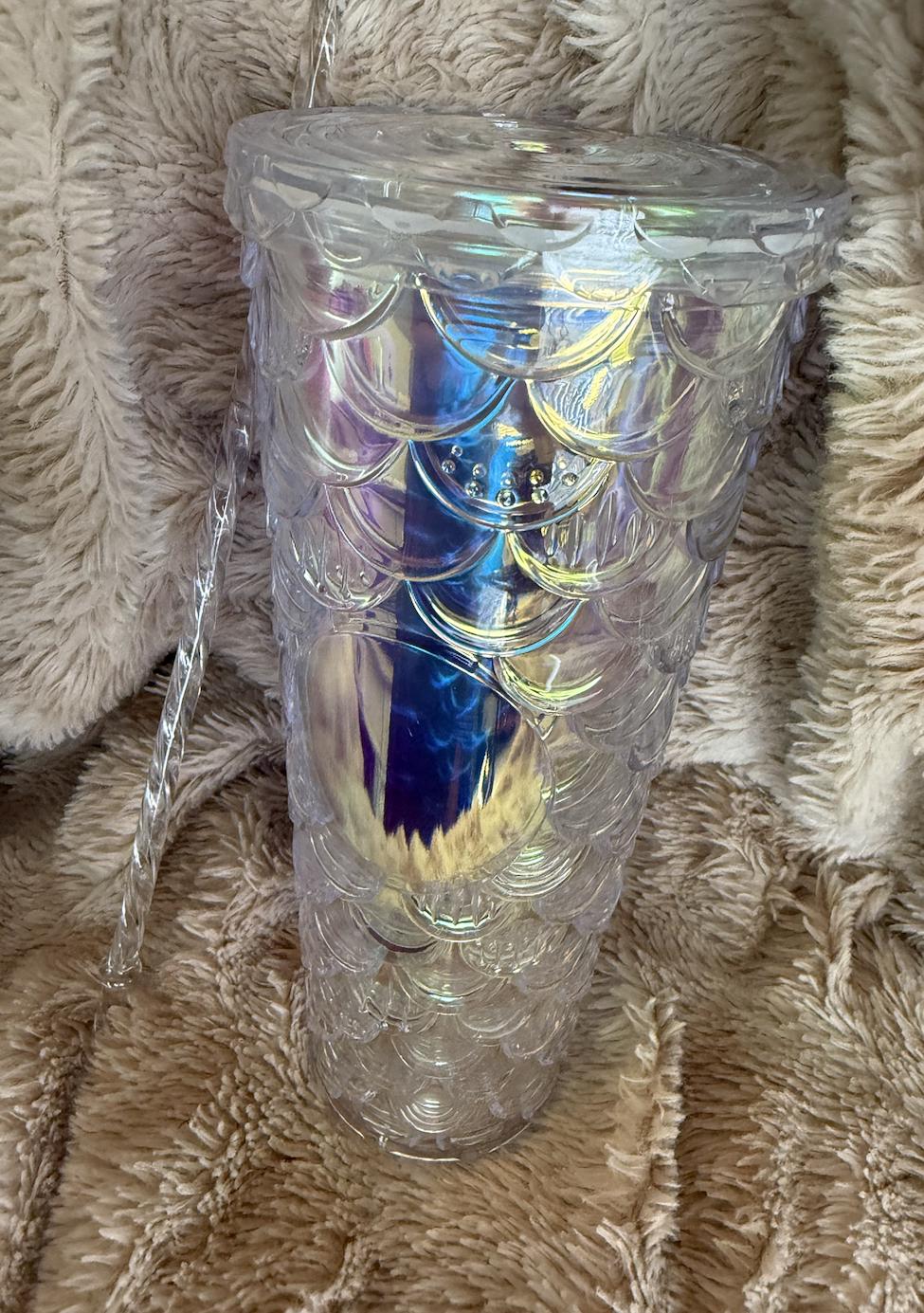 Dragon Scale Rise of the Drakens Iridescent Bronze Metallic Tumbler 28 Oz